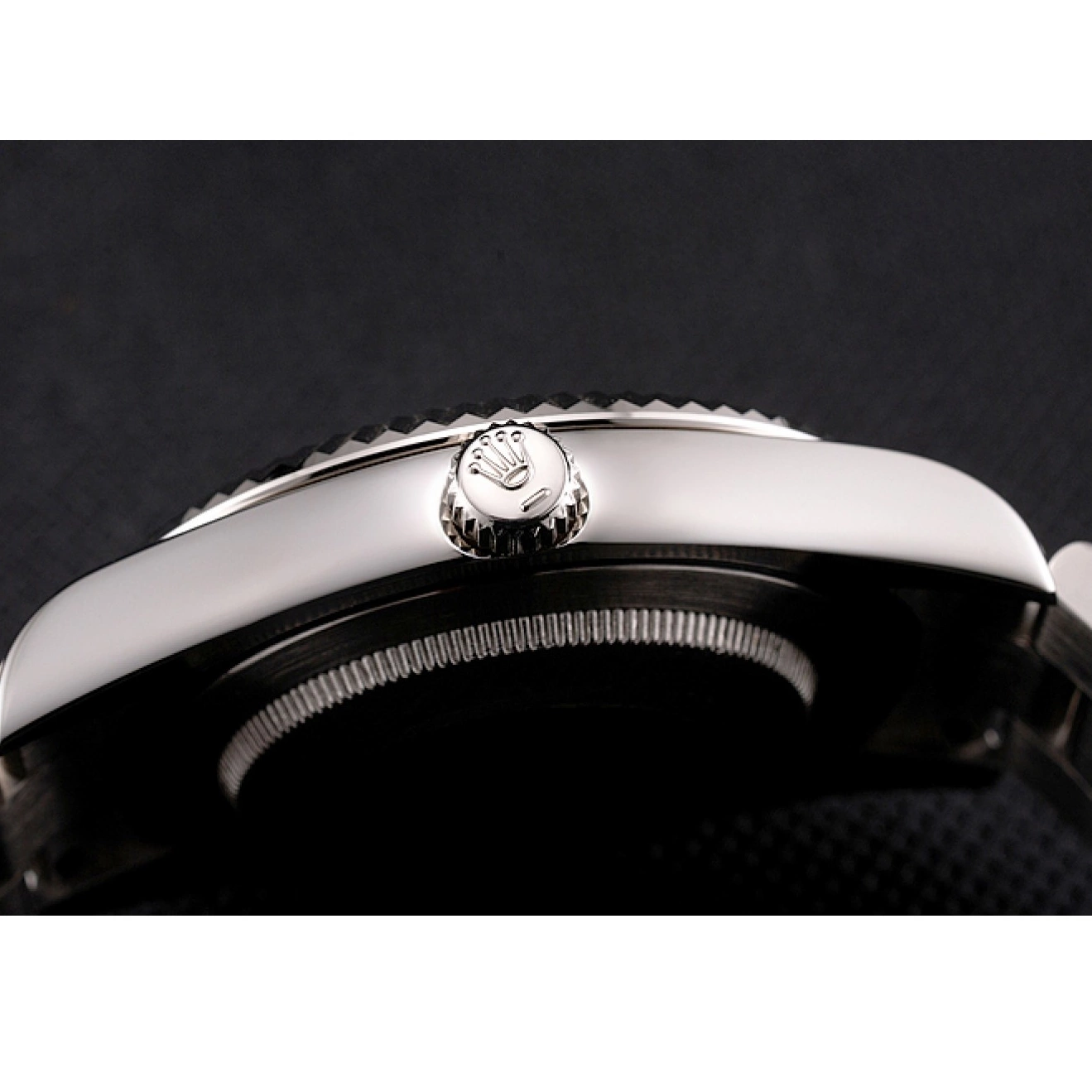 Best AAA Replica Sites Dimond Case Swiss Bracelet Hour Dial Datejust Rolex Marks Stainless Steel Black And 0802
